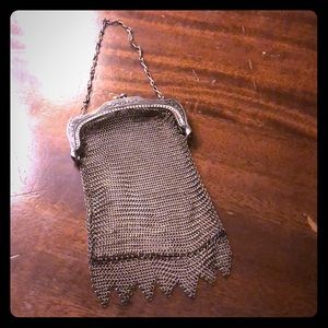 Antique chain mail wrist purse from the 1930’s